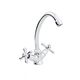 Bateria kuchenna Hydroland Retro stojąca chrom (B205) 3076718 5900238565201