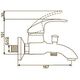 Bateria wannowa Hydroland Vena ścienne chrom (B321) 3076722 5900308734612