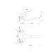 Bateria kuchenna Hydroland Vena ścienna chrom (B324) 3076725 5900308734643