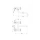 Bateria kuchenna Hydroland Standard ścienna chrom (B104) 3076731 5900238565133