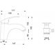 Bateria umywalkowa Hydroland Vena stojąca chrom (5900308734636) 3076733 5900308734636