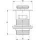 Hydroland Korek automatyczny klik-klak 5/4" mały chrom (NULL) 3079774 5900308735077