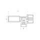Ferro Zawór kątowy z motylkiem 1/2"x3/4"  (Z1234K) 3096750 5901095659324