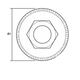 Graphite Szczotka druciana doczołowa 65mm x M14 INOX (57H581) 3103174 5902062575814