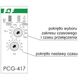 F&F Przekaźnik czasowy 24/230V 2x8A - PCG-417 3115411 5908312595502