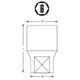 Stanley Nasadka 6-kątna 1/2" 20mm (STMT72945-8B) 3125386 4715898205500
