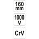 Yato Szczypce uniwersalne 160mm VDE (YT-21151) 3127696 5906083211515