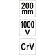 Yato Szczypce uniwersalne 200mm VDE (YT-21153) 3127698 5906083211539