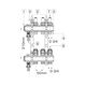 Ferro Rozdzielacz typ RZP1 3-drogowy 1" - RZP03S 3157577 5901095680083