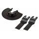 Wolfcraft Osprzęt do wielofunkcyjnych urządzeń oscylacyjnych 3szt. - 3992000 3158241 4006885399204