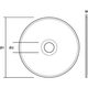 Graphite Tarcza tnąca do metalu 125x1.6x22 mm 41 A60-T-BF (57H700) 3161979 5902062577009
