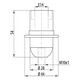 Opal Oprawka OTE14-01 skręcana biała kołnierz - D.3027B 3169385 5907484338467