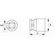Jonnesway Nasadka udarowa 6-kątna 1/2" 32mm (S03A4132) 3173034 4719152103328