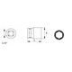 Jonnesway Nasadka 6-kątna 1/4" 13mm długa (S04HD2113) 3173374 4719152104233