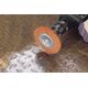 Wolfcraft Szczotka nylonowa 100mm trzpień 6mm czerwona (1502000) 3183826 4006885150201