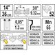Yato Łańcuch tnący do pilarek 14" podziałka 3/8" 0,05" pół dłuto (YT-84951) 3190659 5906083849510