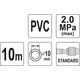 Yato Wąż pneumatyczny w rolce 10mm 10m (YT-24224) 3191544 5906083242243