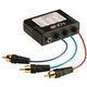 System przekazu sygnału AV Lindy Przedłużacz, konwerter Component 3 x RCA + Coaxial 1 x RCA - RJ-45 (32525) 3315261 4002888325257