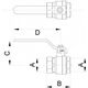 Hydroland Zawór kulowy z rączką i dławikiem 5/2" (ZKWD-65) 3320386 5900308749029