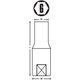 Stanley Nasadka 6-kątna 1/4" 9mm długa (STMT73203-8B) 3326738 4715898203506