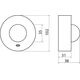 GTV Czujnik ruchu mikrofalowy CM-3 1200W 220-240V AC 50/60Hz 360° (AE-CM3000-00) 3328485 5908231340009