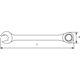 SATA Klucz płasko-oczkowy z grzechotką 18mm (43614) 3335977 7891645136291