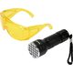 Vorel Latarka UV 21 LED 3 x 1,5V + okulary (82756) 3394733 5906083827563