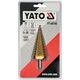 Wiertło Yato stopniowe walcowe 6 11 14 8 17 20 32 29 23 38 26 35mm  (YT-44740) 3394755 5906083013263