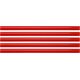 Wkłady klejowe Yato 11 mm x 200 mm czerwone 5 szt. YT-82434 3395915 5906083023750