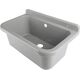Zlewozmywak Hydroland 1-komorowy gospodarczy 55 x 34cm szary (ZLEW.55.SZ) 3396477 5900308750810