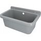 Zlewozmywak Hydroland 1-komorowy gospodarczy 55 x 34cm szary (ZLEW.55.SZ) 3396477 5900308750810