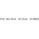 Yato Pokrętło fajkowe typu L 3/4" 600mm (YT-13490) 3399466 5906083011467