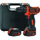 Wiertarko-wkrętarka Black&Decker BDCDD12KB 10.8 V 2 x akumulator 1.5 Ah 4006576 5035048631966