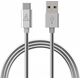 Kabel USB BlueLounge USB-A - USB-C 1 m Srebrny (613362) 4150966 7330985133626