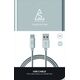 Kabel USB BlueLounge USB-A - USB-C 1 m Srebrny (613362) 4150966 7330985133626