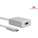 Adapter USB Maclean USB-C - HDMI Srebrny  (MCTV-841) 4182202 5902211109075