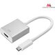 Adapter USB Maclean USB-C - HDMI Srebrny  (MCTV-841) 4182202 5902211109075