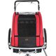 Guto Przyczepka rowerowa Guto Deluxe 2w1 red/light gray 4628308 590987651116