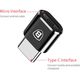 Adapter USB Baseus USB-C - microUSB Czarny  (28296-uniw) 4692079 6953156263529