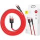 Kabel USB Baseus USB-A - Lightning 2 m Czerwony (31564-uniw) 4692112 6953156275027