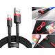Kabel USB Baseus USB-A - Lightning 2 m Czerwony (31564-uniw) 4692112 6953156275027