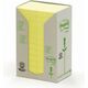 Post-it Bloczek ekologiczny TOWER, 38 x 51mm, żółty pastel, 24 sztuki po 100 kartek (3M0280) 4692697 4046719100705