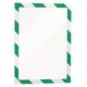 Durable Ramka samoprzylepna DURAFRAME SECURITY zielony-biały A4, 2 sztuki (DUR941) 4693587 4005546406558