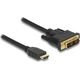 Kabel Delock HDMI - DVI-D 1.5m czarny (85583) 4865747 4043619855834