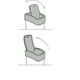 Kosz na śmieci Curver Pacific Flip do segregacji uchylny 10L zielony (CUR000227) 4902699 3253922170079