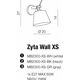 Kinkiet Azzardo Zyta 1x60W  (MB2300-XS-WH) 4919174 5901238415336