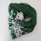 Kabel USB Omega USB-A - 1 m Zielony (OUFBBLG) 5015717 5907595440394