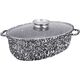 Klausberg BRYTFANNA CERAMICZNA 38cm Z GRILLEM I POKRYWĄ KLAUSBERG KB-7367 5235029 5902666613677