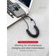 Kabel USB Baseus USB-A - Lightning 1 m Czarny (CALSR-01) 5314137 6953156277397