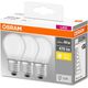 Osram Classic P, 4W, E27, 470lm, 3 szt. 5325776 4058075113022